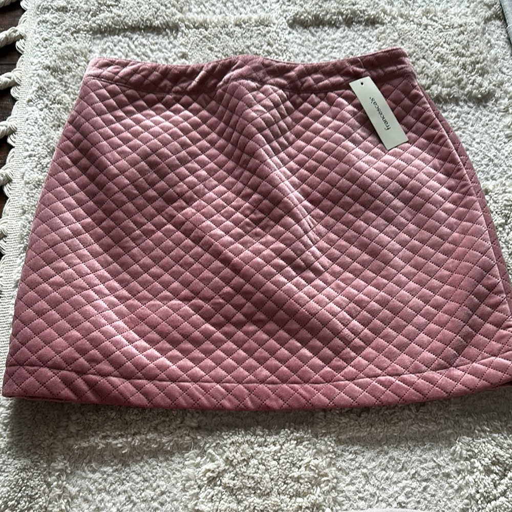 Quilted Pink Skirt